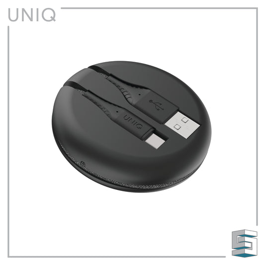 Charge & Sync USB-A to USB-C Cable with Smart Cable Organiser - UNIQ Halo 1.2m Global Synergy Concepts
