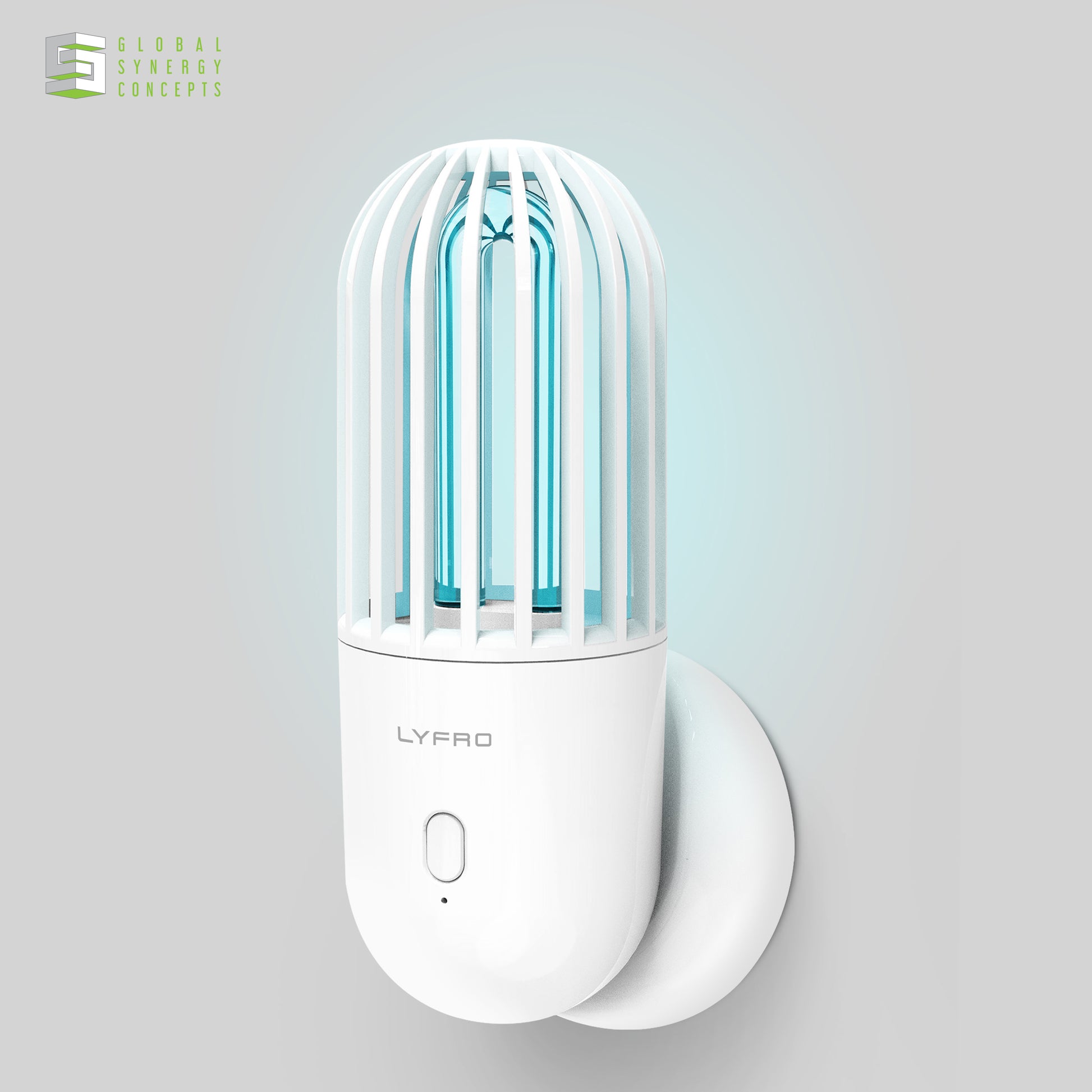Portable UVC+Ozone Disinfection Lamp with Magnetic Base - LYFRO Hova Global Synergy Concepts