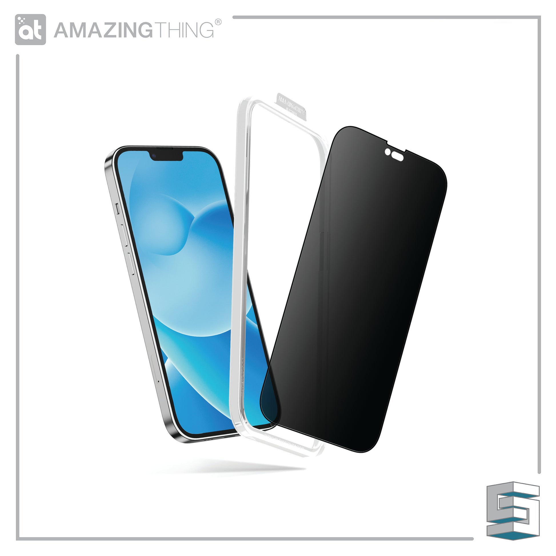 Tempered Glass for Apple iPhone 14 series - AMAZINGTHING RADIX SupremeGlass 2.75D 0.3mm Privacy Full Glass Global Synergy Concepts