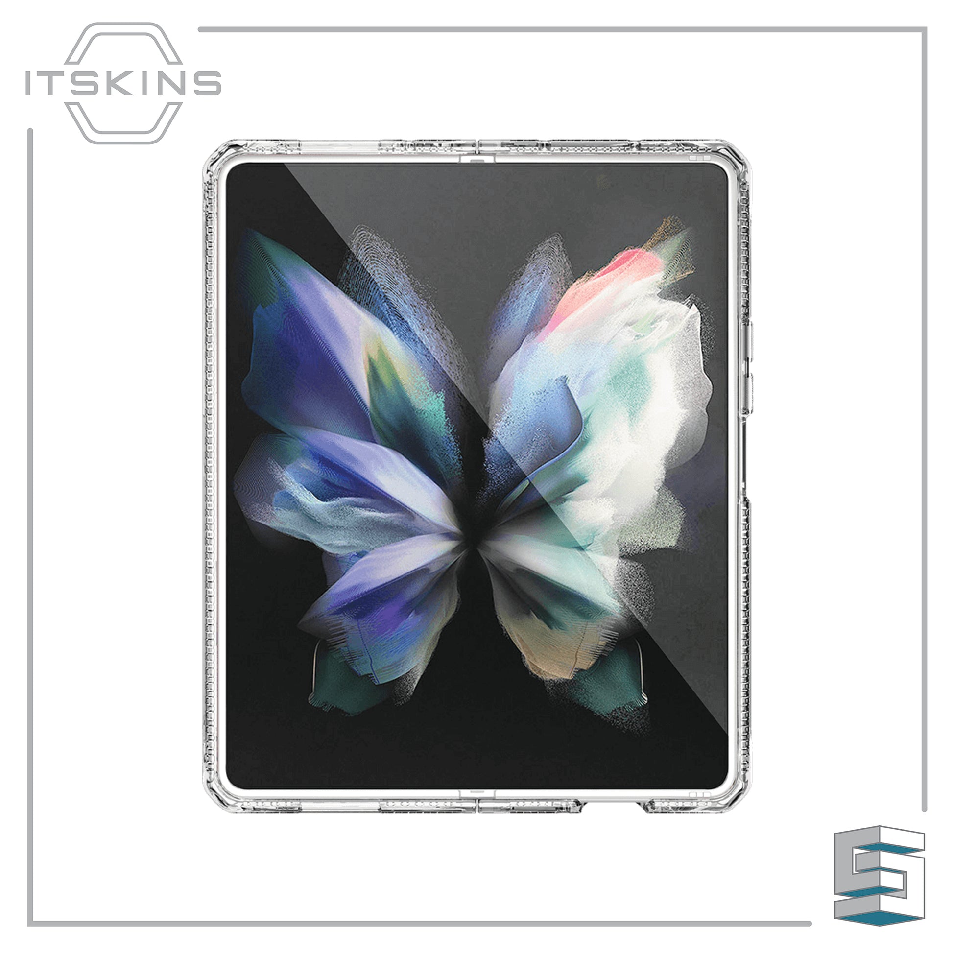 Case for Samsung Galaxy Z Fold3 5G - ITSKINS Hybrid // Clear Global Synergy Concepts