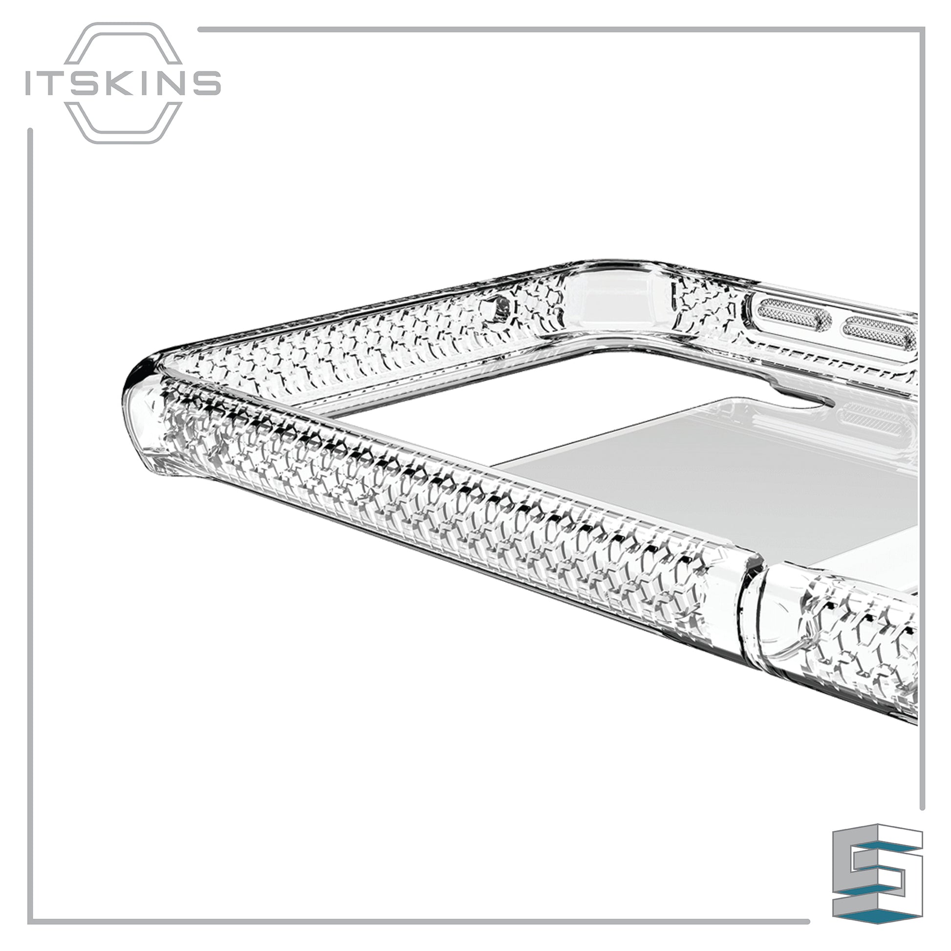 Case for Samsung Galaxy Z Flip3 5G - ITSKINS Hybrid // Clear Global Synergy Concepts