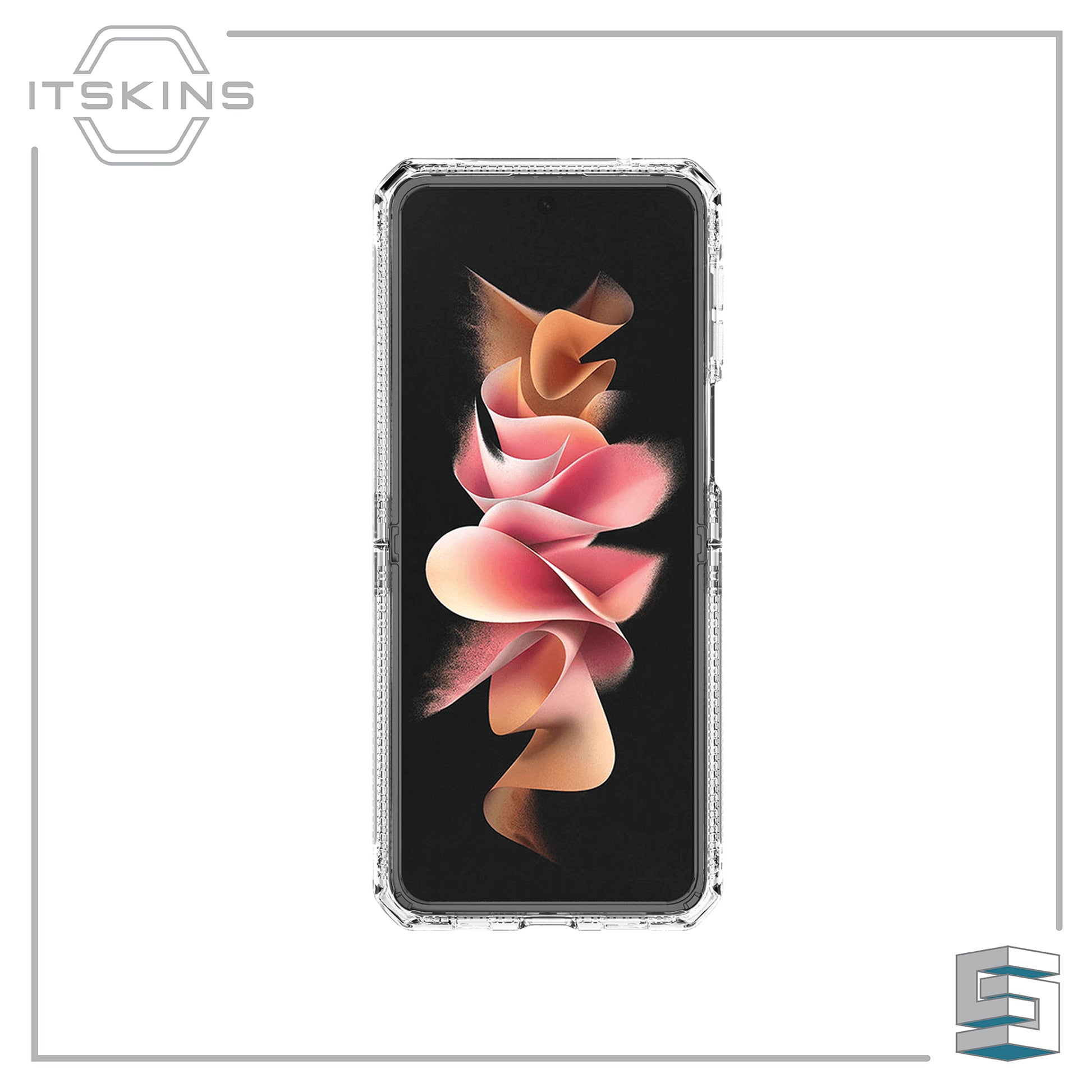 Case for Samsung Galaxy Z Flip3 5G - ITSKINS Hybrid // Clear Global Synergy Concepts