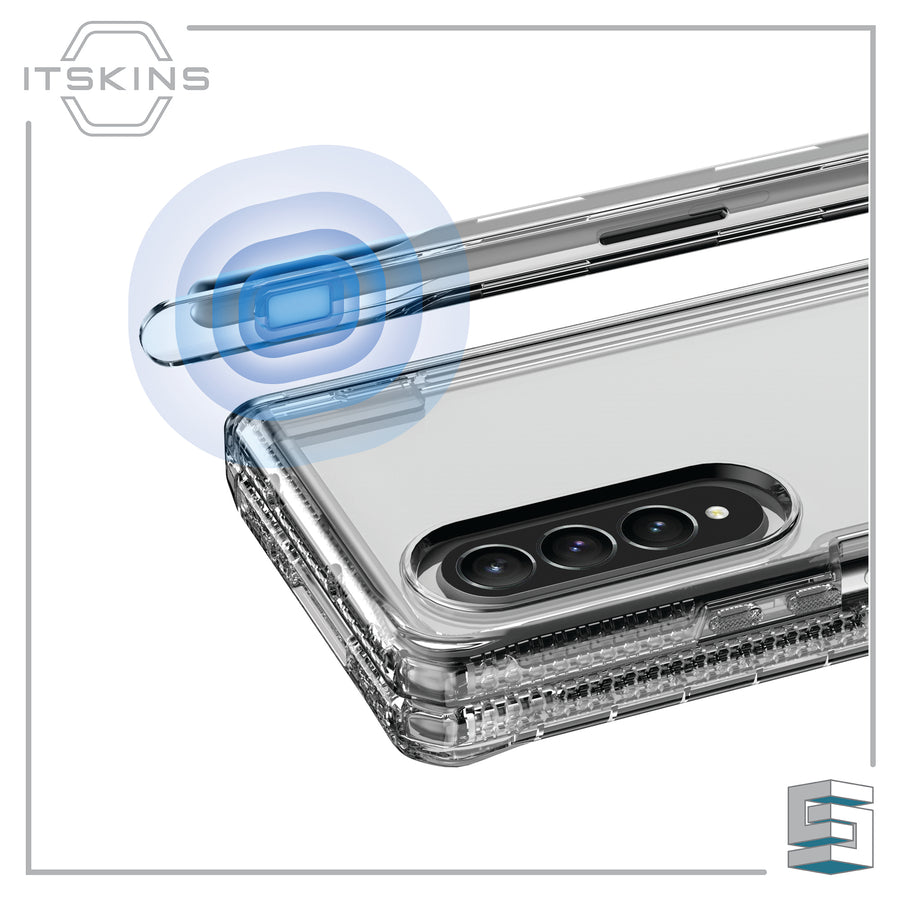 Case for Samsung Galaxy Z Fold4 5G - ITSKINS Supreme_R Clear // Hinge (with pen holder) Global Synergy Concepts