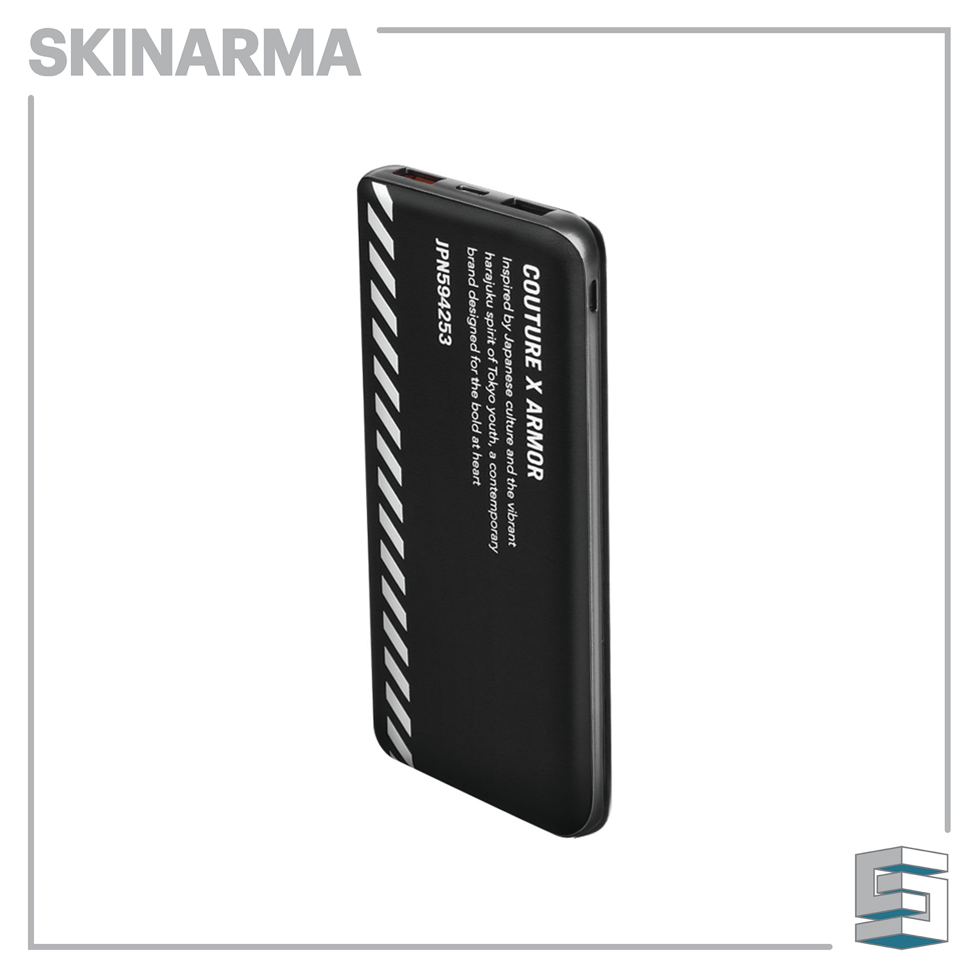 Power Bank 10000mAh PD - SKINARMA Shimegu Black Global Synergy Concepts