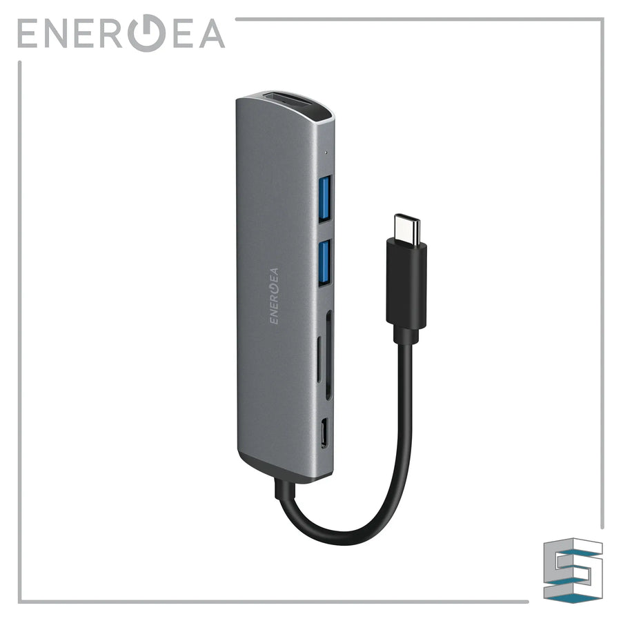 USB-C Power Hub - ENERGEA AluHub HD 6-in-1 Superspeed Aluminium 3.1 Global Synergy Concepts