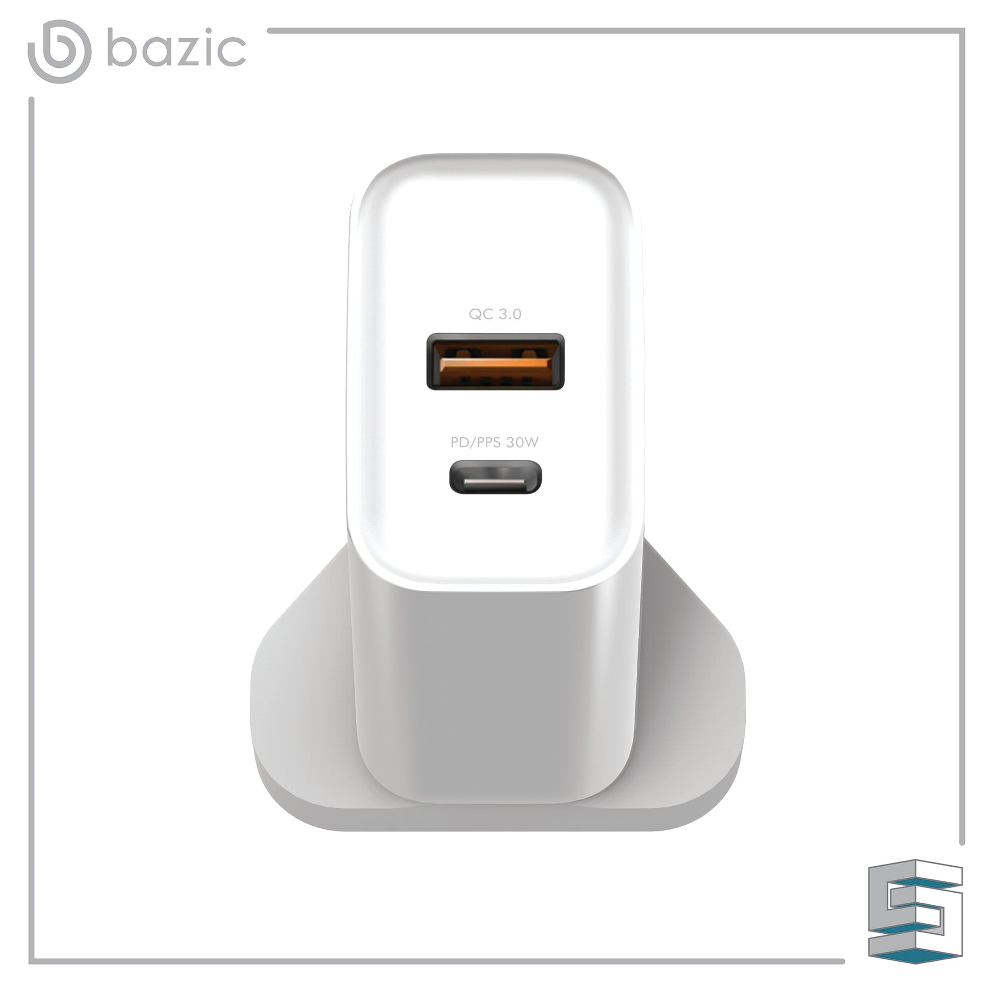 Dual Ports PD Wall Charger - Bazic by ENERGEA GoPort PD30W Global Synergy Concepts