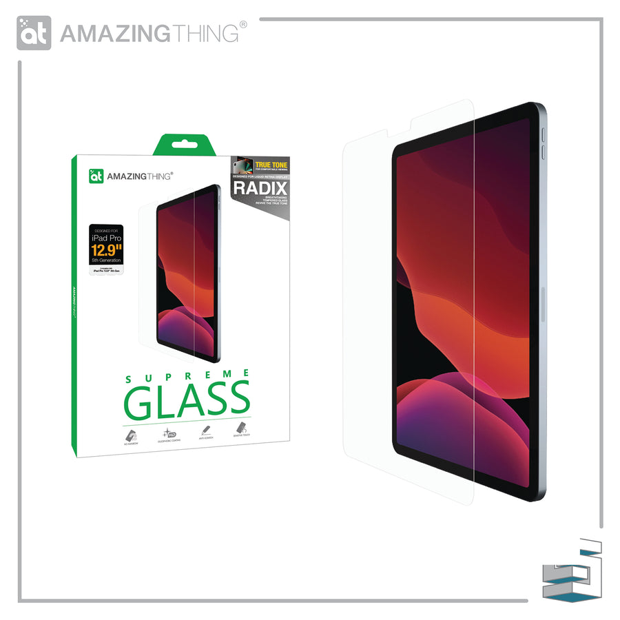 Tempered Glass for Apple iPad Pro 12.9" (2021) – AMAZINGTHING SupremeGlass Ultra Clear 0.3mm Global Synergy Concepts