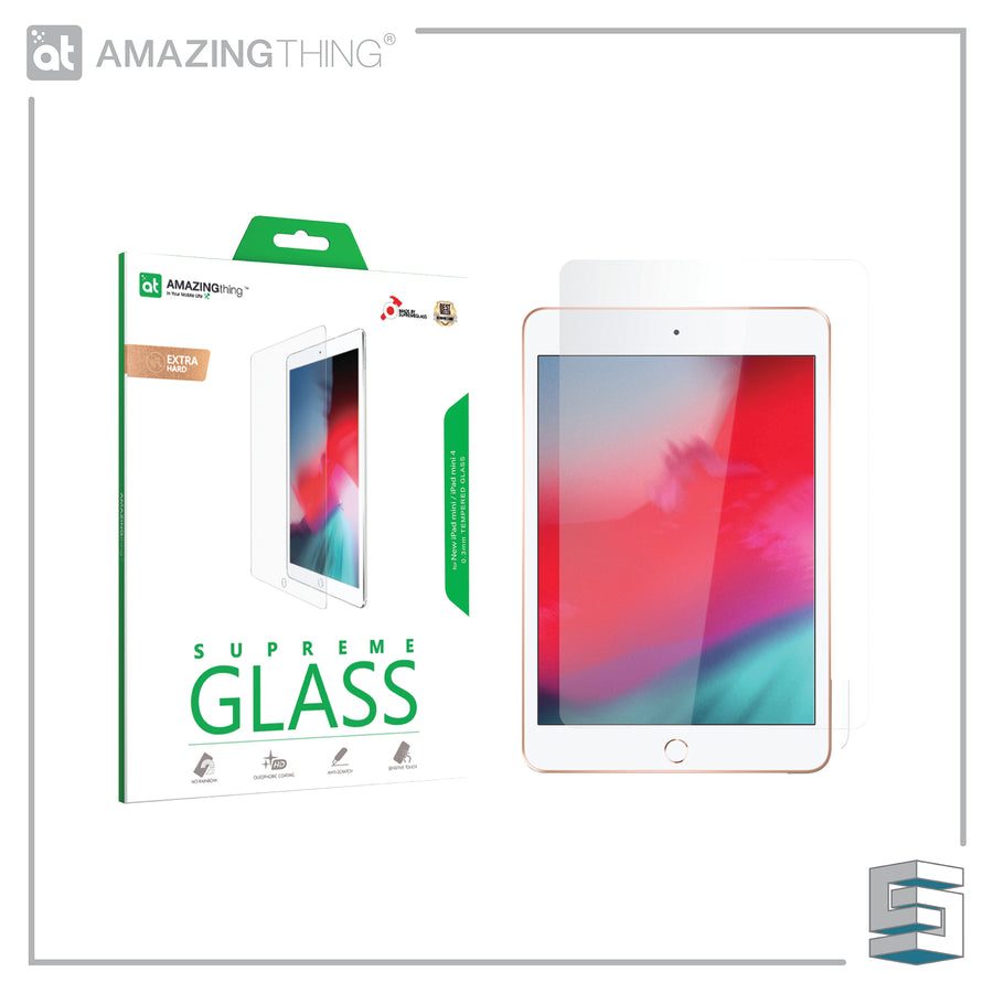 Tempered Glass for Apple iPad Mini 5 (2019) – AMAZINGTHING SupremeGlass Ultra Clear 0.3mm Global Synergy Concepts